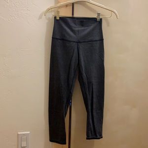 Lululemon high waist gray capris